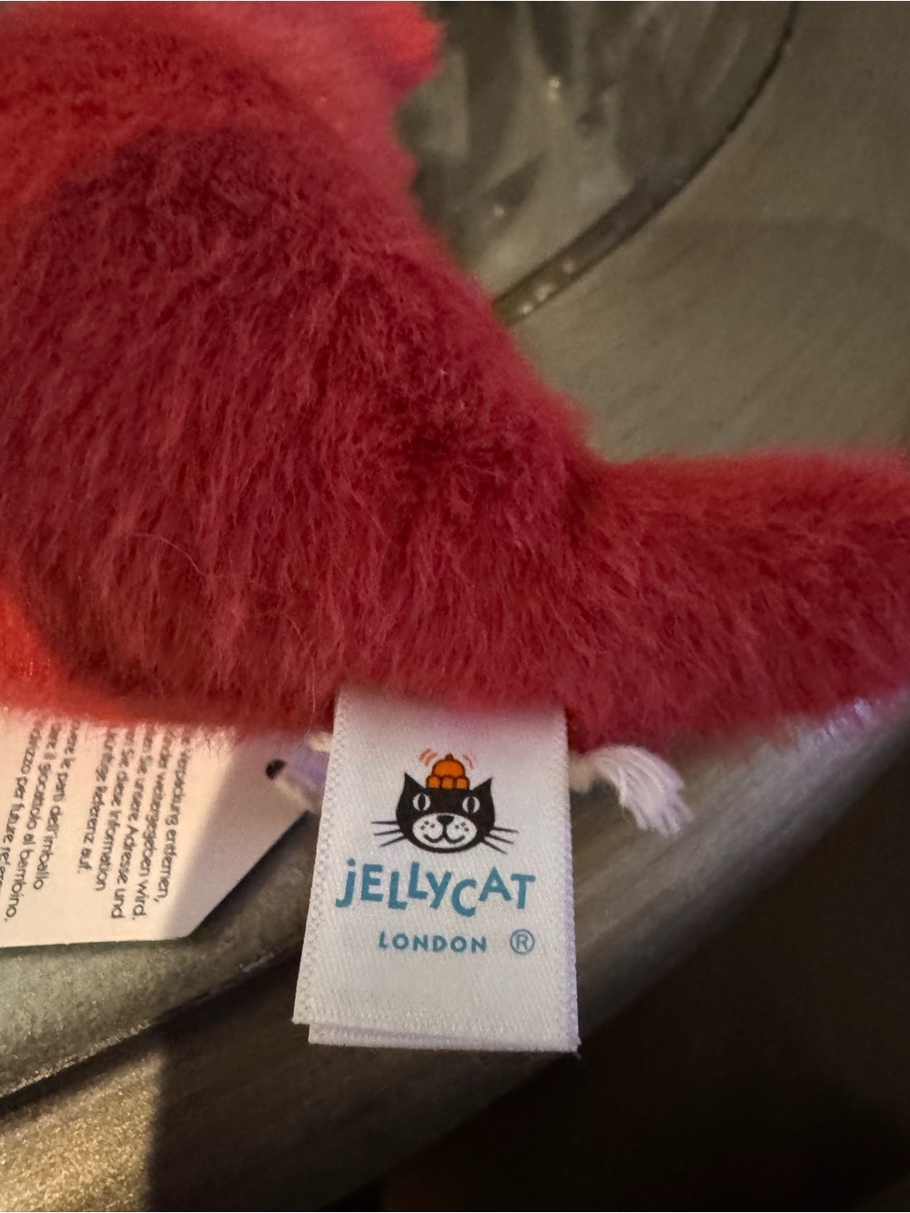 Retired Rare Jellycat Red Cardinal NWT - Picture 5 of 9